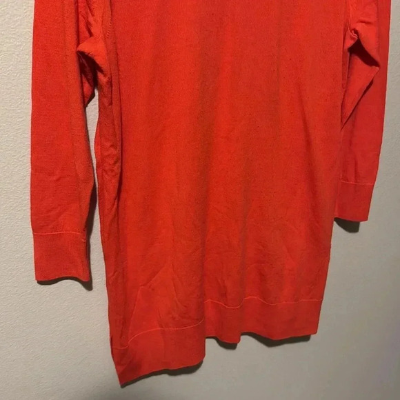 J.Crew 100% Merino Wool Sweater Womens Small Orange Professional Work Classic - Picture 5 of 9